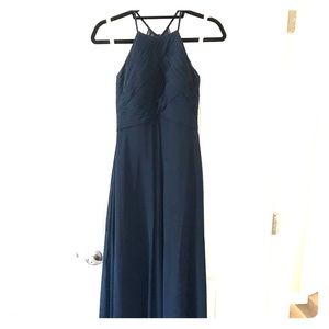 Dark Navy Azazie Ginger Bridesmaid Dress